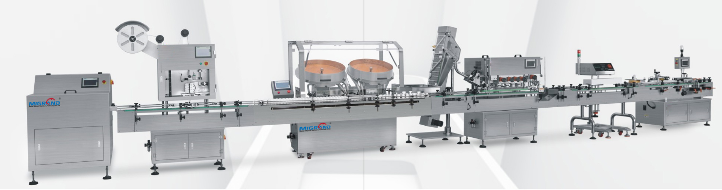 4 개의 헤드 디스크 계산 알약 병 링 라인