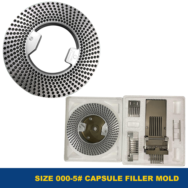 1# JTJ-V 반 자동 캡슐 충전 기계 용 금형