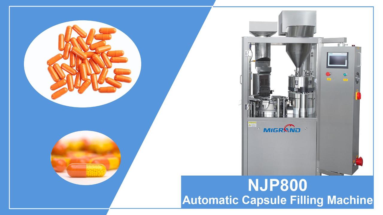 독일로 수출 NJP-800 자동 캡슐 충전 기계