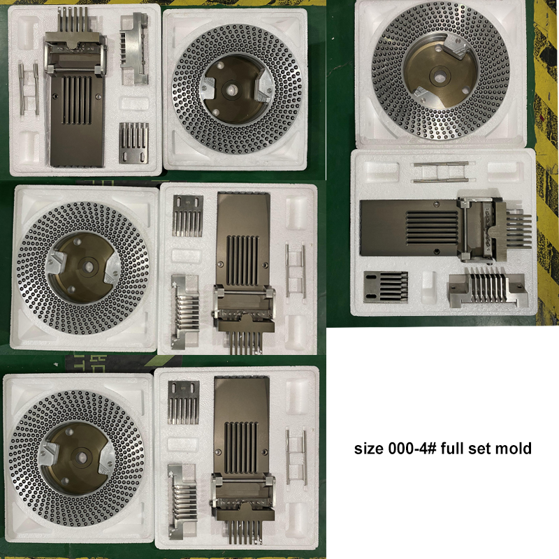 반 자동 캡슐 충전 기계 용 000-4# 금형