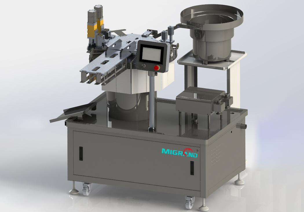 사전 만들기 스탠드 업 스파우트 파우치 충전 및 캡핑 머신