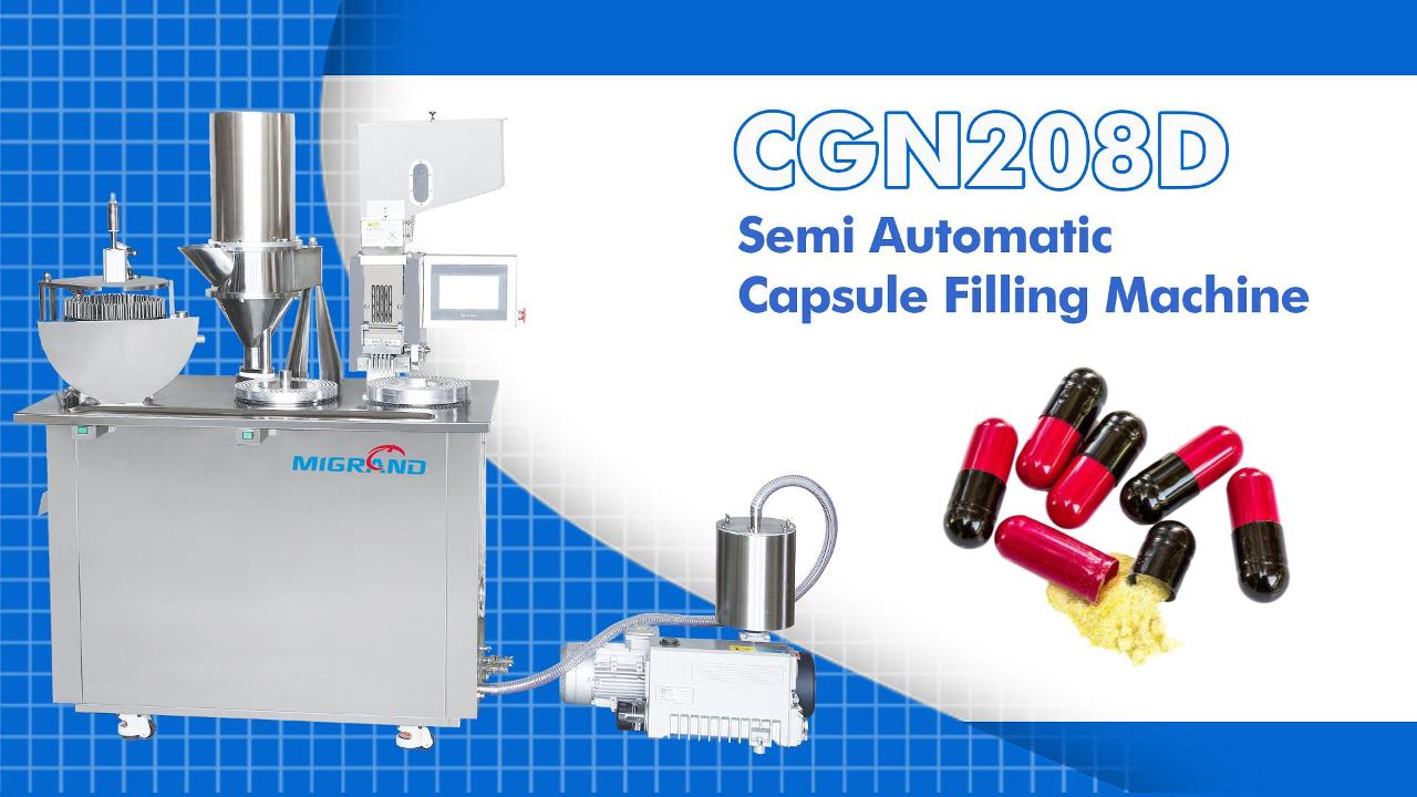 새로운 반 자동 캡슐 충전 기계 수출 콜롬비아
