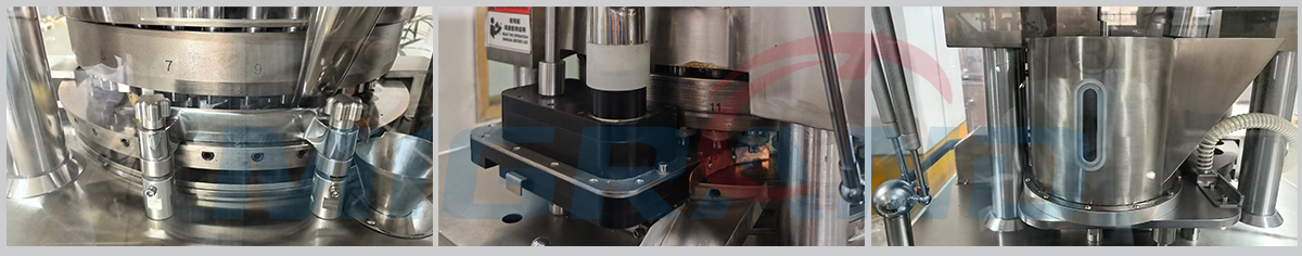 태블릿 프레스 머신의 공급 메커니즘