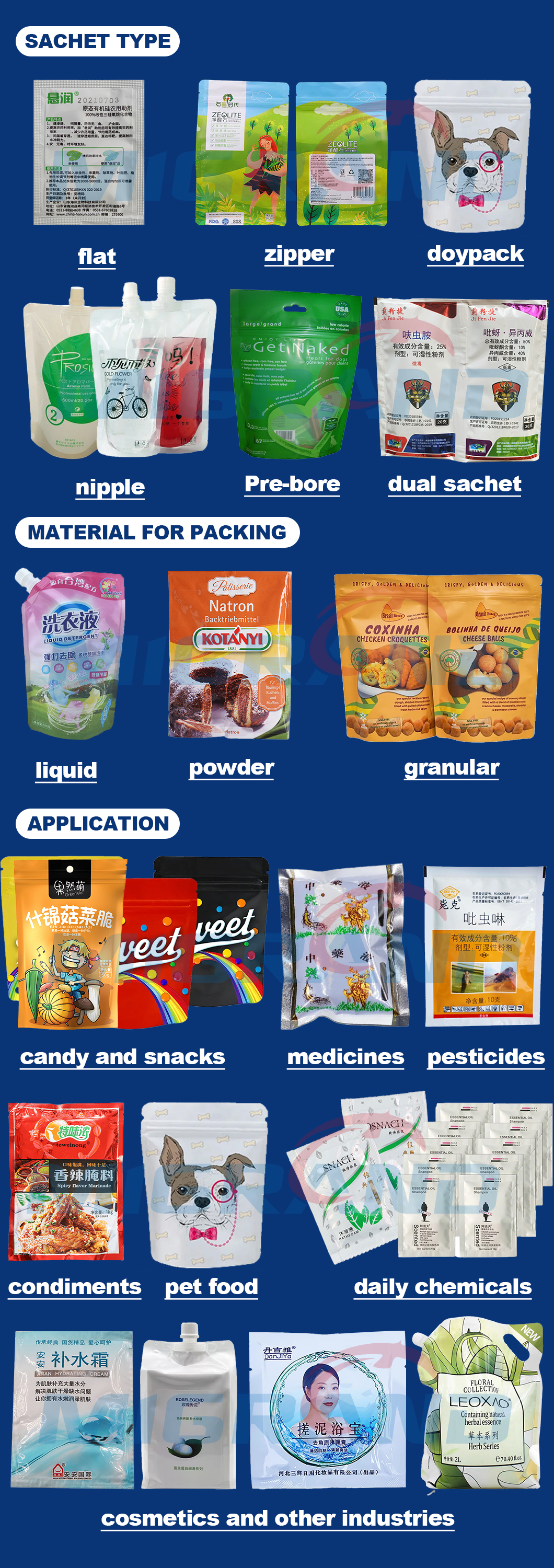 향 주머니 샘플